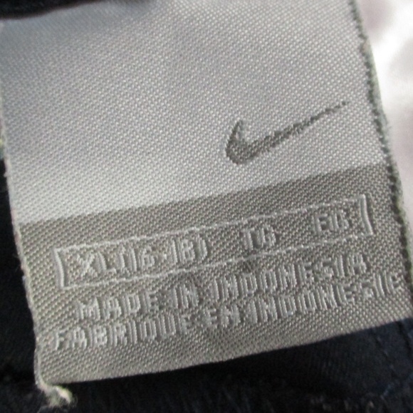 Nike Vintage Y2K‎ Capri Pants Women's XL Navy Blue Golf Utility Cropped - Picture 5 of 7